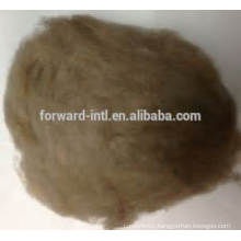 100% pure brown dehaired Mongolian fine cashmere fiber